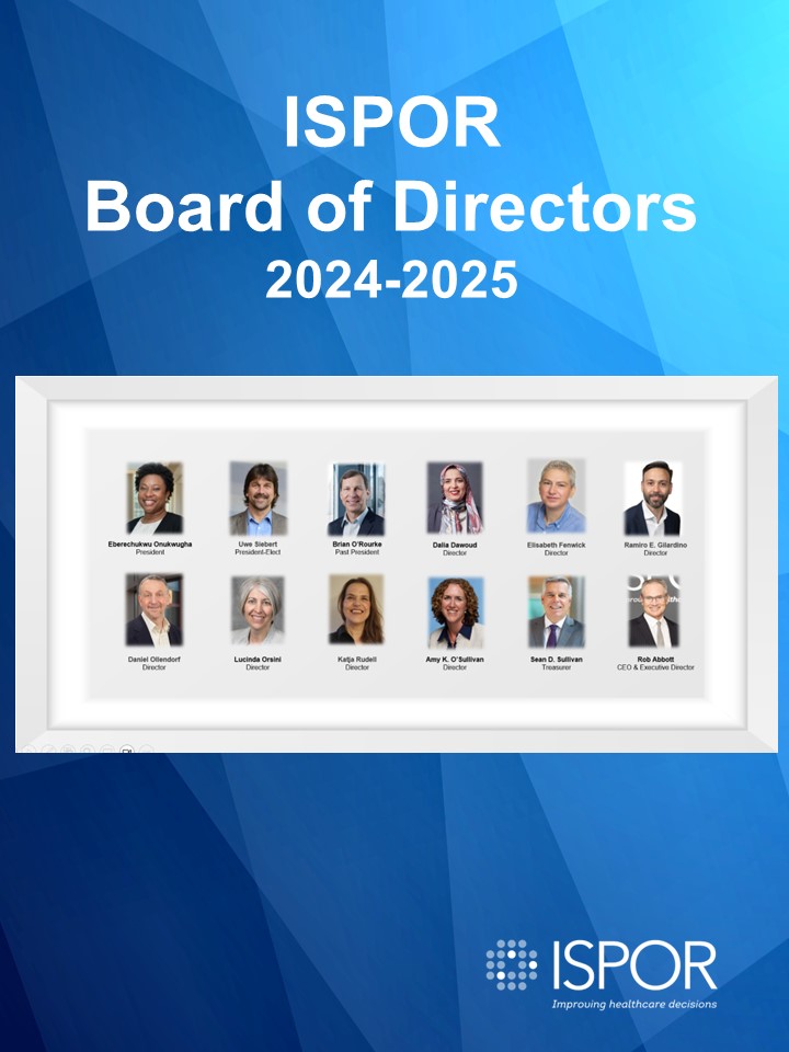 ISPOR's 2024-2025 Board of Directors