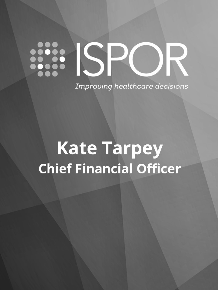 Kate-Tarpey, New ISPOR CFO