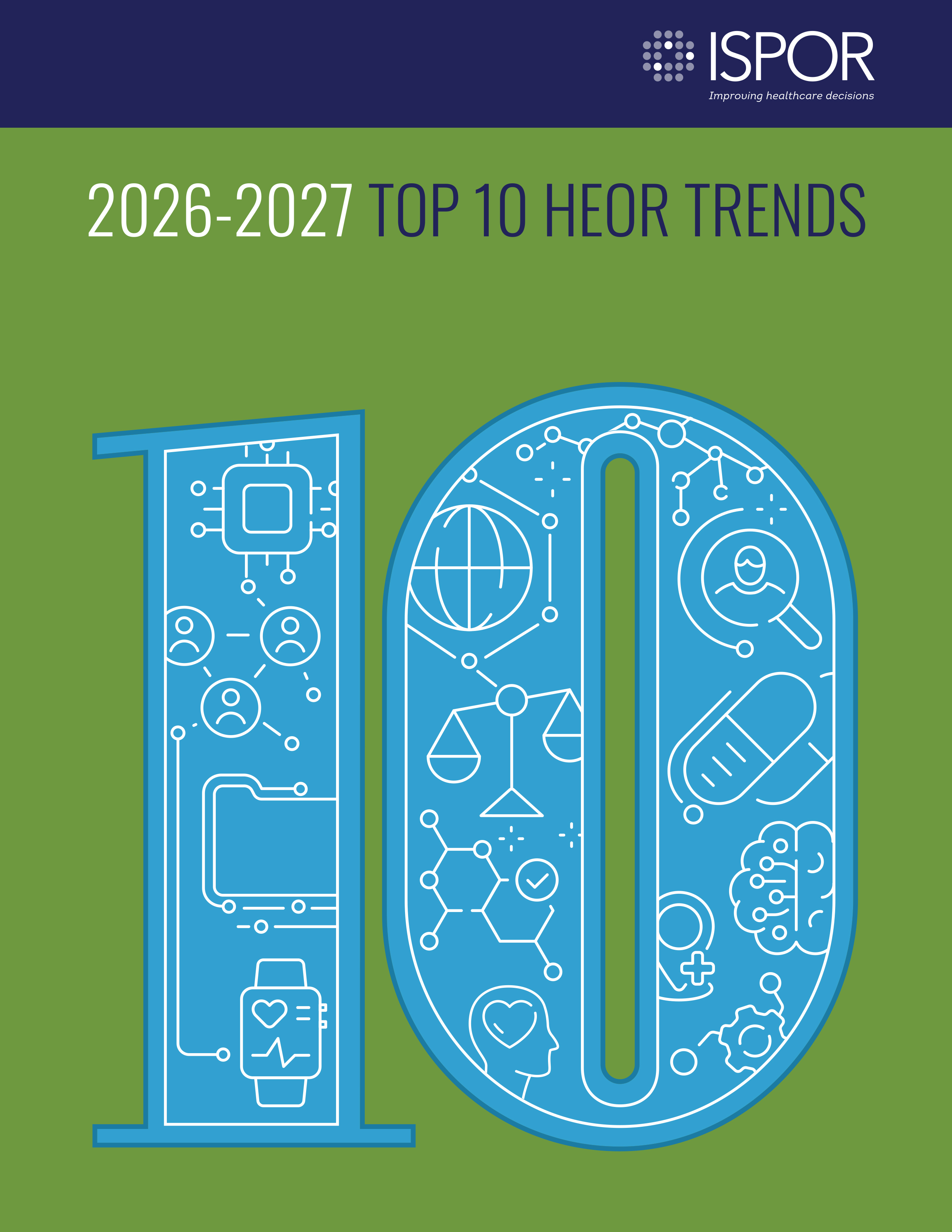 Top10Trends-2026-2027_Cover ISPOR 2026-2027 Top 10 HEOR Trends - Cover